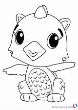 Hatchimals Coloring Pages Printable Draggle Polar Print Color Colleggtibles Bettercoloring Kids Book Template sketch template