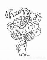 Easter Coloring Bunny Happy Card Pages Colouring Jujusprinkles Juju Sprinkles Printable Cards Kids Colorear Dibujos Para sketch template