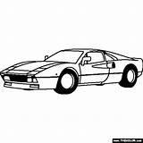 Ferrari Gto Coloring Pages Cars 1984 Thecolor Online Choose Board sketch template
