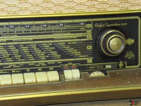 korting royal syntektor  vintage tube radio west germany  work photo  aussie
