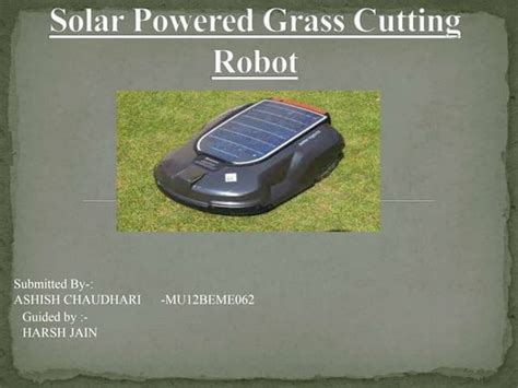 solar based grass cutter