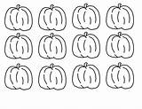Pumpkin Coloring Small Pages Template Pumpkins Numbers Fact Family Write Students Number sketch template