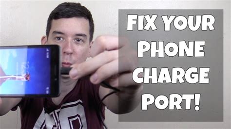 clean  phone charge port youtube