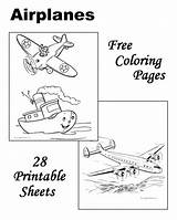 Coloring Airplane Sheets Pages Airplanes Go Printable sketch template