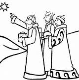 Kings Coloring Three Star Bethlehem Pages Nativity Drawing Jesus Printable Following Getcolorings Clipartmag Getdrawings Color sketch template