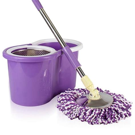 rotating cleaning mop head replacable magic mop easy spinning floor