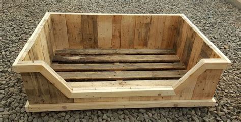 pallet dog bed diy plans cut  wood