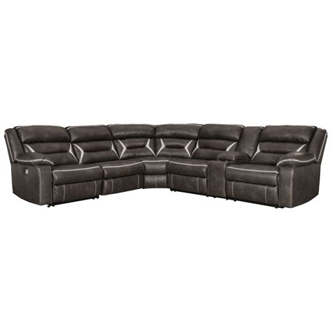signature design  ashley kincord casual contemporary power reclining sectional lindys