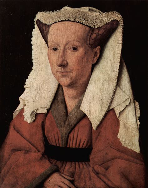 canvas print eyck jan van portrait  margaretha van eyck stretched canvas    walmart