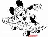Skateboarding Disneyclips sketch template