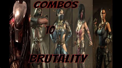 Mortal Kombat X Combos Into Brutalities Part 1 Ermac Jacqui Briggs