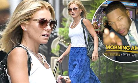 Kelly Ripa In Summer Outfit On Same Day Ex Co Host Michael Strahan