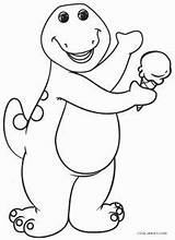 Barney Coloring Pages Colouring Printable Kids Cool2bkids Dinosaur Print Toy Christmas Toddlers Search sketch template