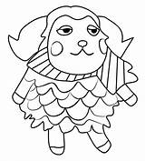 Crossing Animal Coloring Pages Printable sketch template