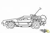 Draw Machine Delorean Drawing Time Future Back Car Coloring Paintingvalley Drawingnow Drawings sketch template