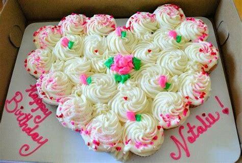 Birthday On Valentine S Day Cupcakes Pull Apart Cupcake