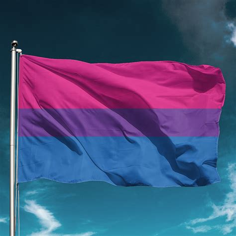 tamaño personalizado bisexual bandera orgullo gay rosa púrpura azul