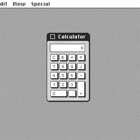 macintosh original calculator