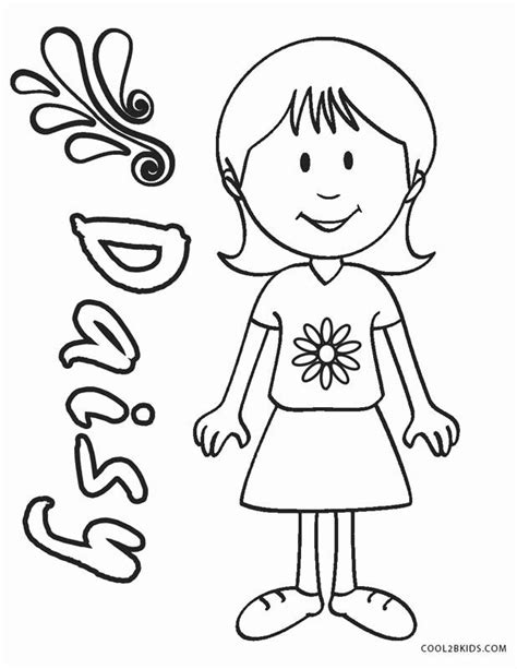 girl scout coloring page    printable girl scout coloring