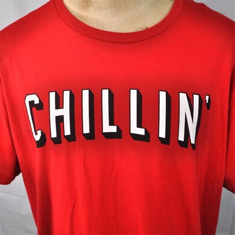 netflix chillin xxl t shirt 2xl mens hookup mashup chill movie night