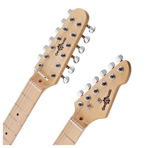 knoxville double neck guitar  gearmusic natural  gearmusic