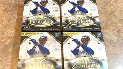 release  topps gold label huge  hit youtube