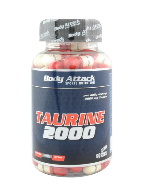taurine   body attack  capsules
