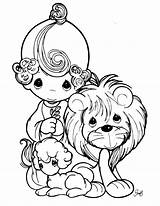 Precious Moments Coloring Pages Printable Lion Animals Christian Kids Praying Boy Books Print Sheets Adult Cartoon Easter Color Animal Getcolorings sketch template