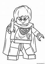Potter Harry Coloring Lego Pages Wand Printable sketch template