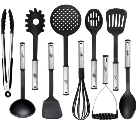 cooking utensils  nylon stainless steel kitchen supplies