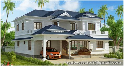 bhk kerala style house elevation  sqft plan