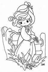 Precious Moments Girl Coloring Pages Para Beautiful sketch template