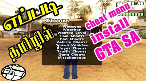 Gta San Andreas How To Install Cheat Menu Pc Tamil Games