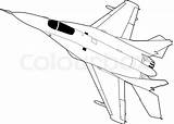 Mig Jet Fighter Drawing Coloring Sketch 29 Aircraft Pages Draw Raptor Russian Landing Private Plane Technichal Background Getdrawings Drawings Illustration sketch template