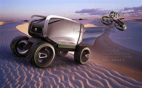 volkswagens autonomous concept car  drone aboard techthelead technology