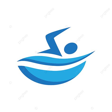 swimming clipart transparent png hd design swimming logo vector symbol logo png image