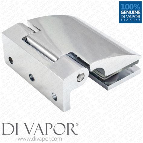 vapor   degree wall mounted shower door glass hinge chrome plated duty  ebay