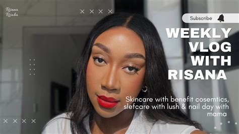 weekly vlog nail day skincare  general  care risana risaba