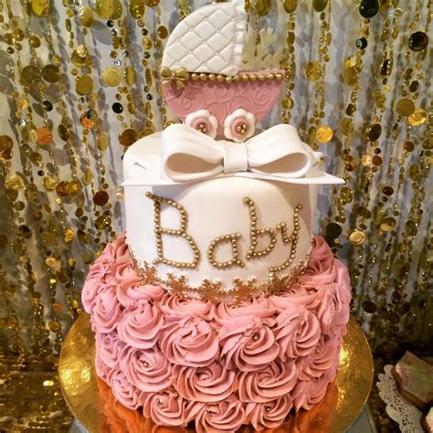 baby  cold  pink  gold baby shower project nursery