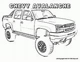 Avalanche Silverado Gmc Coloringhome Camaro Designlooter Mewarnai Sách Thủ Tô Trẻ Màu ồ Công sketch template