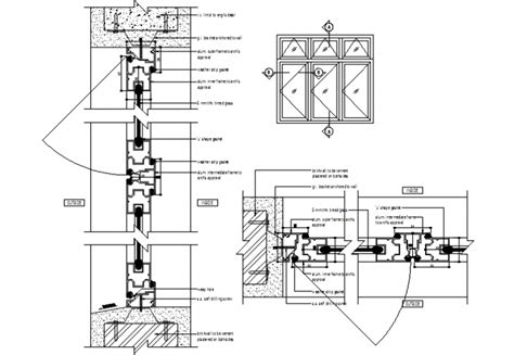 window elevation frame  installation drawing details dwg file cadbull  xxx hot girl