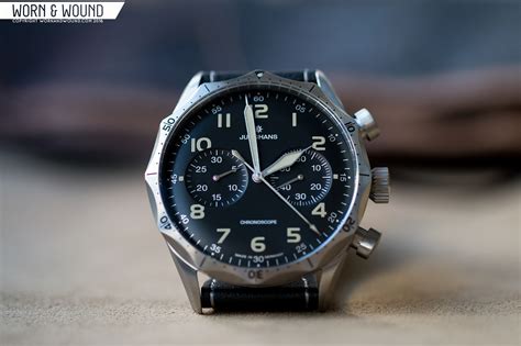 junghans meister pilot chronograph review worn wound