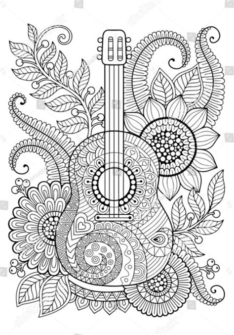 coloring page adult antistress relax meditation zentangle coloring