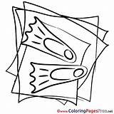 Coloring Sheets Flippers Printable Sheet Title sketch template