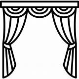 Curtains Clipartmag sketch template