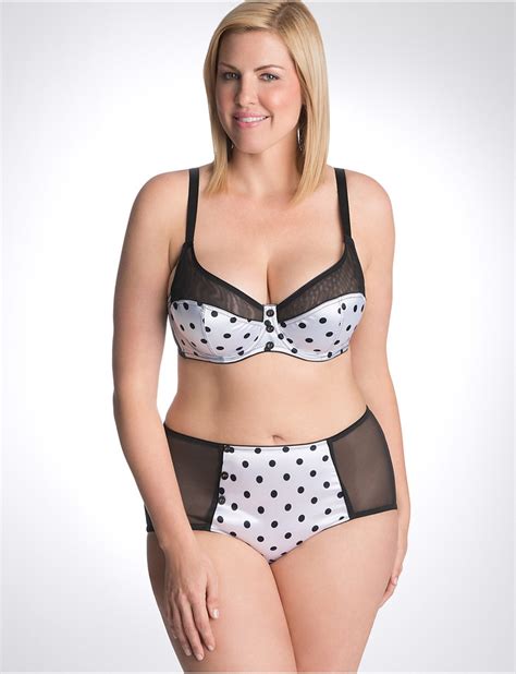 Plus Size Polka Dot French Full Coverage Bra By Cacique