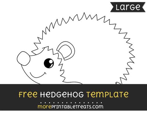 hedgehog template large