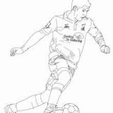 Coloriage Hazard Suarez Lloris Hugo Futbol Joueurs Coloriages sketch template