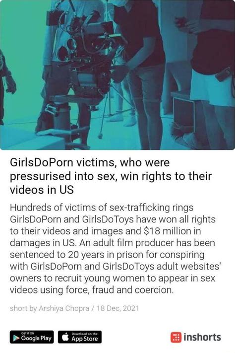 Girlsdoporn Victims Who Were Pressurised Into Sex Win Rights To Their