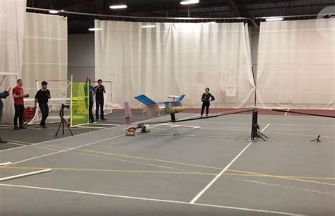Ionic Wind Plane Makes Historic First Flight Drone Below